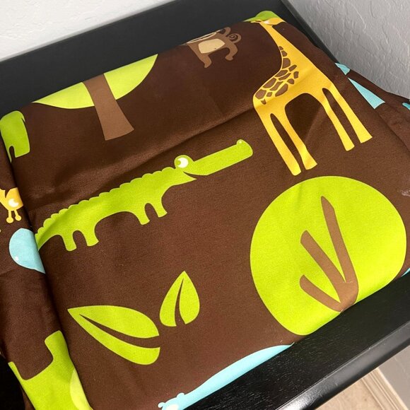 Bathroom Lot of Jungle Theme Decor Shower Curtin Wall Hangings - Picture 7 of 11